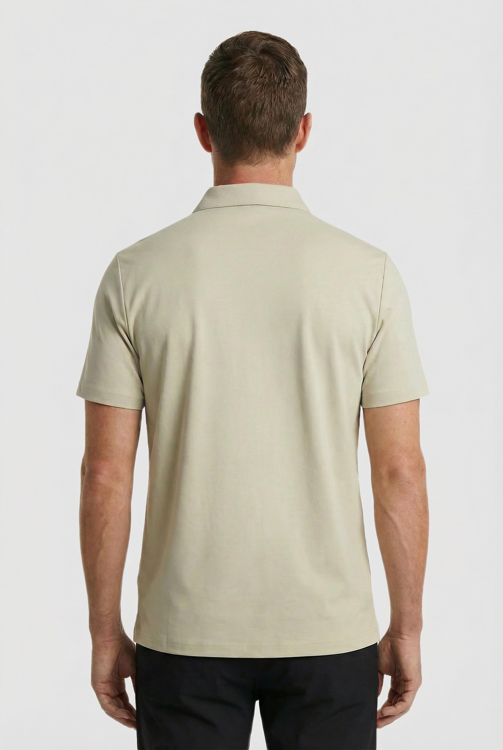 Silk Cotton Polo Shirt (HNTND2F036A)