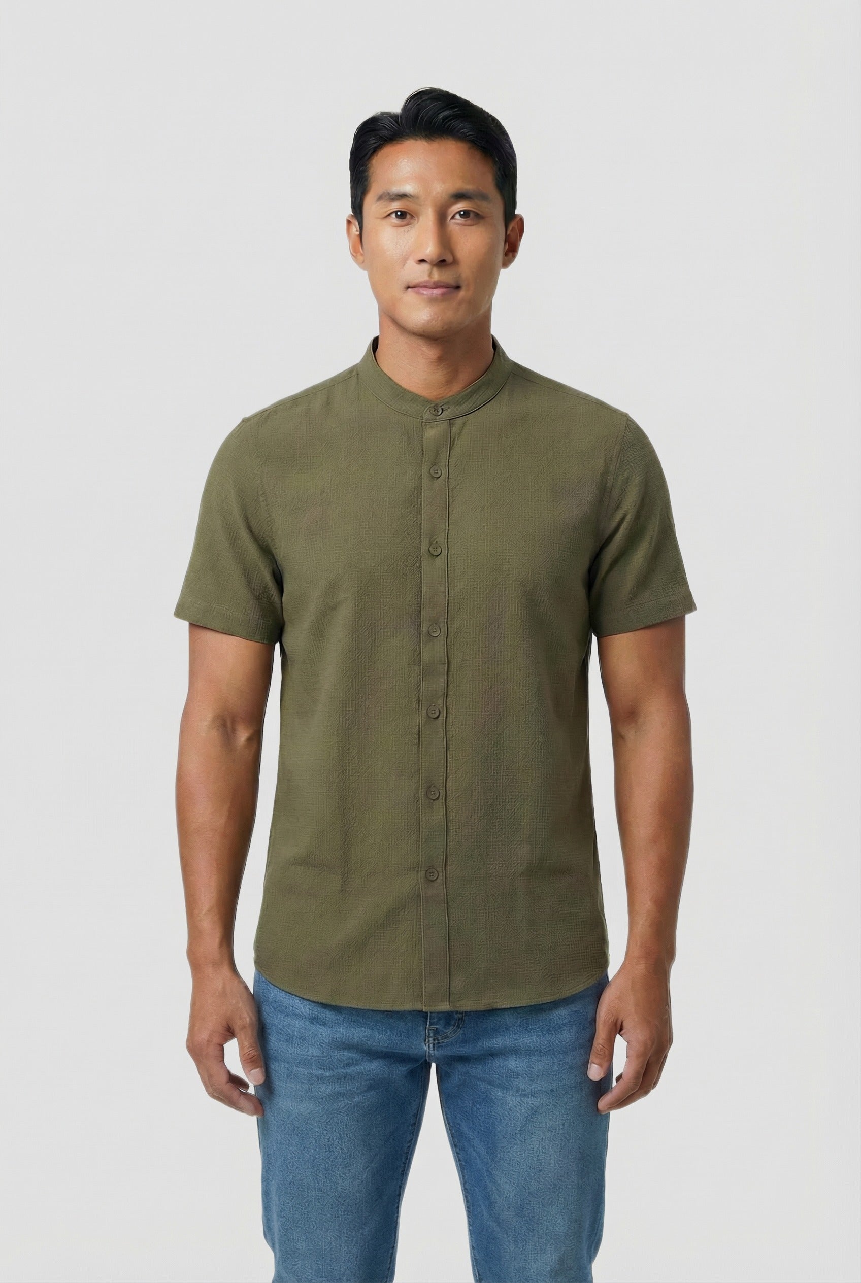 Short-Sleeve Casual Shirt (HNECJ2F103H)