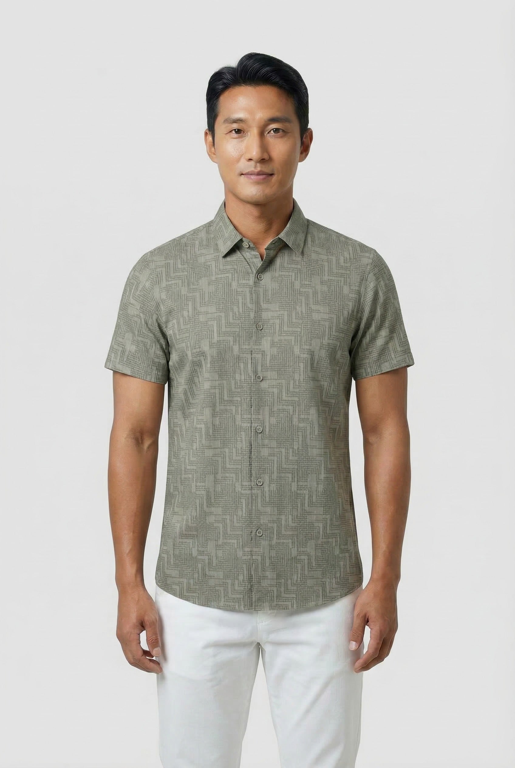 Short-Sleeve Knit Shirt (HNDCJ2F063H)
