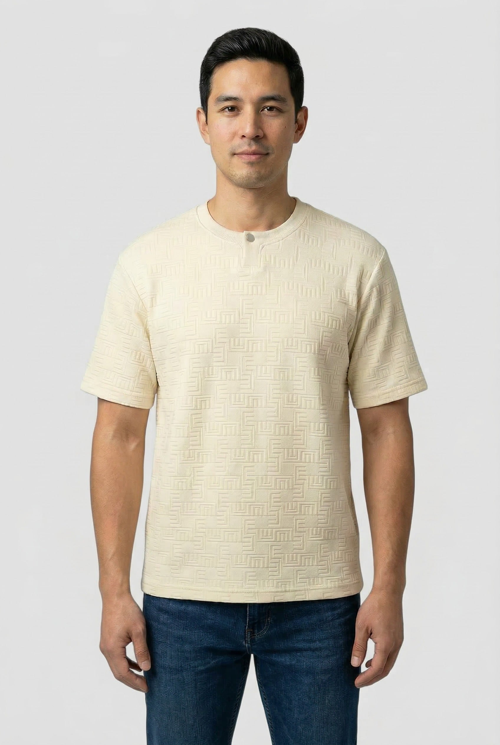 Classic V-Neck T-Shirt (HTABJ2F023H)